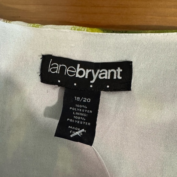 Lane Bryant Sleeveless V Neck Abstract Print Maxi Dress Size 2X 18/20W NWT - Picture 4 of 9